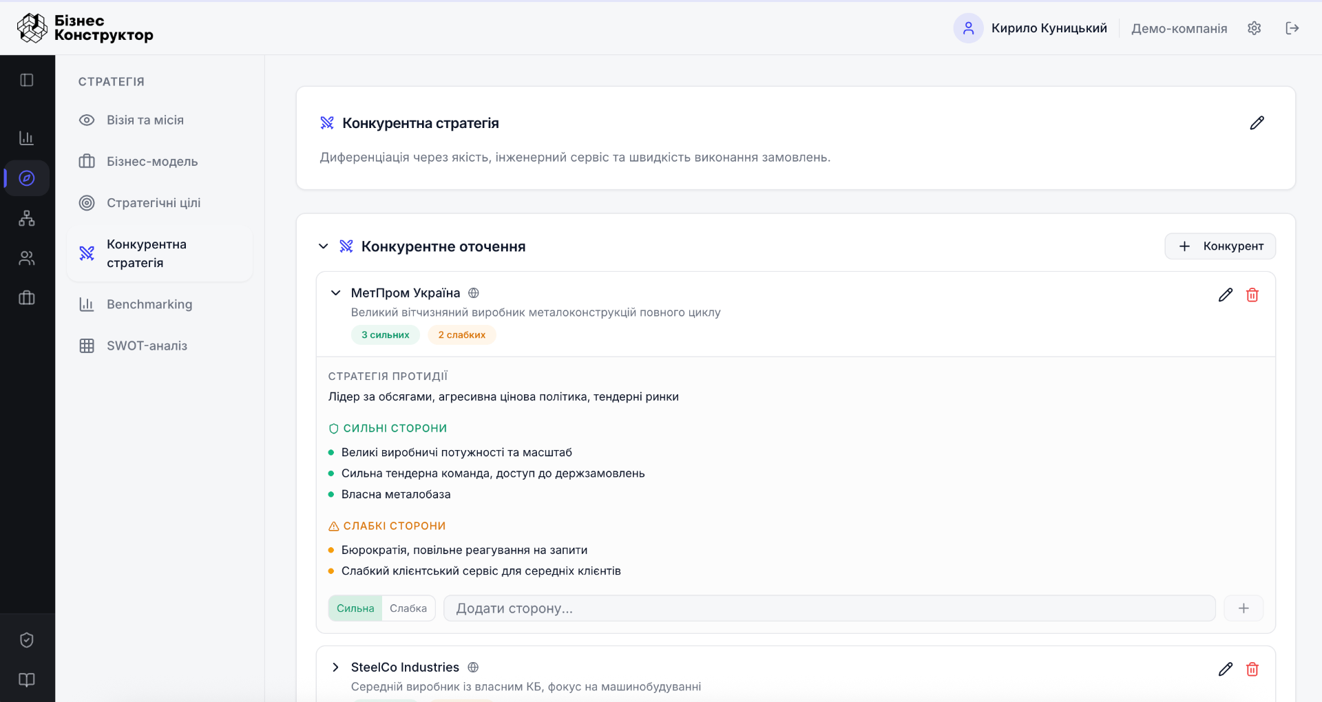 Конкуренти